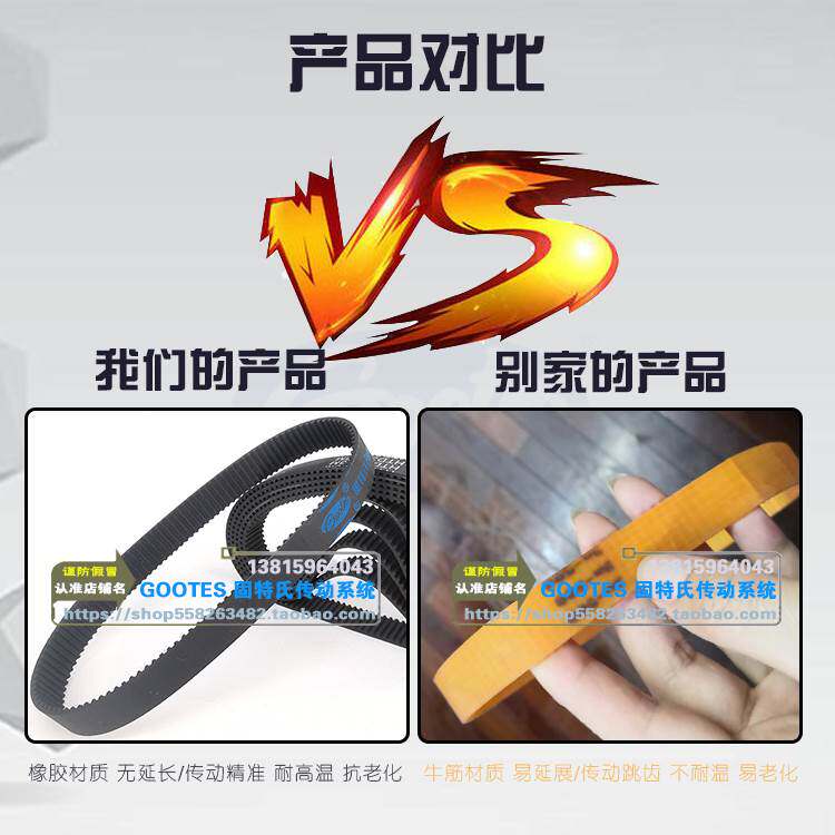 美的面包机皮带齿轮传动带适配MM-TLS2010/TLS2010耐磨橡胶齿形带