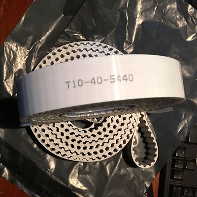 T10-25-2540-PU-钢丝聚氨酯接驳带同步带25T10-2540皮带传动带