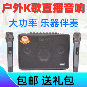 索乐L9广场舞便携式大功率户外唱歌萨克斯电吹管乐器直播音响家用