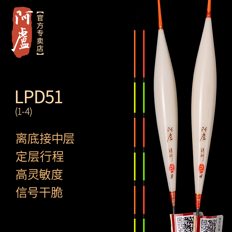 阿卢卖店孔雀羽接口小鲫浮标