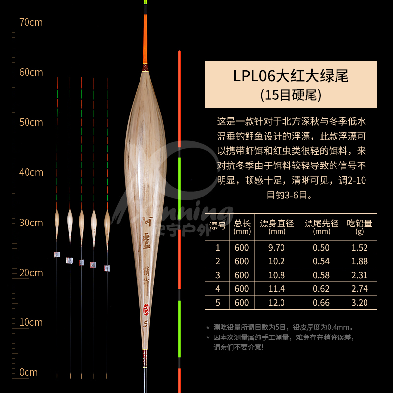 LPL06新品浮漂芦苇浮标钓鲤鱼鲫鱼黑坑野钓长尾鱼漂渔具用品