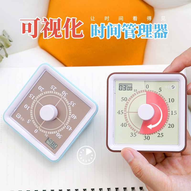 [구매 시 무료 제공] 학생 학습을 위한 시각적 타이머 자기 관리 시간 관리자 타이머 주방