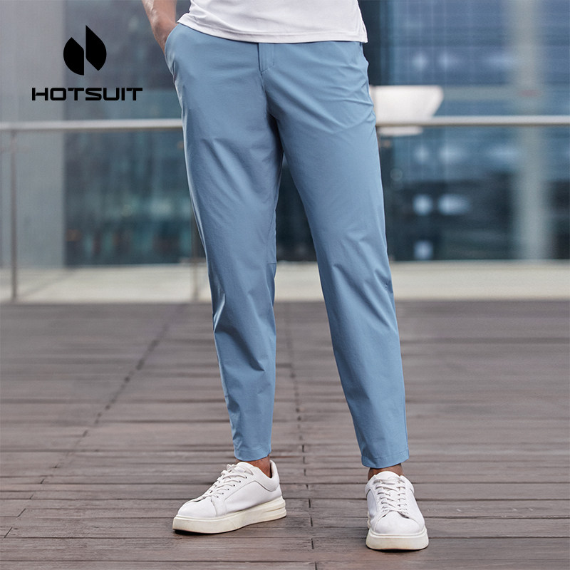 hotsuit后秀长裤男2025夏季轻薄透气快干裤子健身跑步宽松运动裤
