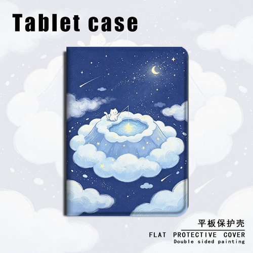 适用卡通小猫小米7s趣味可爱8pro简约Ultra平板5红米Redmi/Pad/SE/4Plus/6Max/11/6s带笔槽12.4寸Pro保护套壳