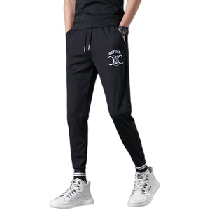 2021春夏新款刺绣潮牌弹力休闲裤男修身束脚裤QT5031-9510-P85图片