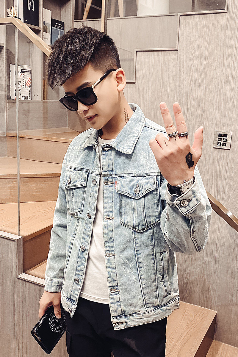 202春款社会精伙刺绣牛仔夹克外套牛仔衣男QT5031-3311-P115,男装夹克,电商D218