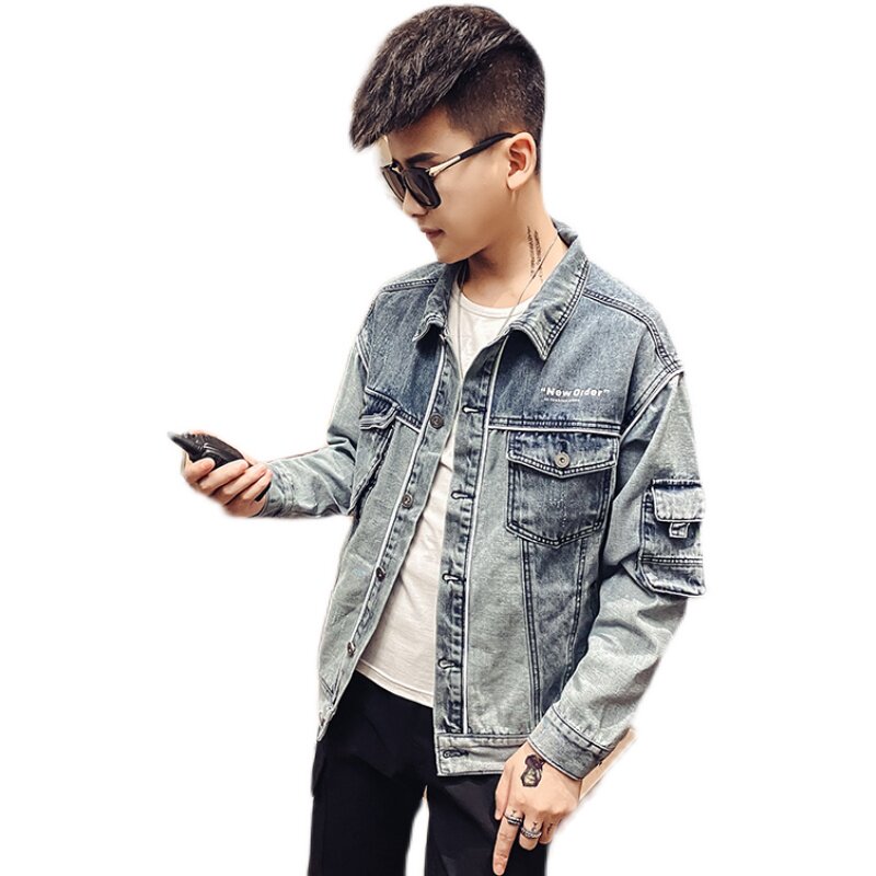 2021春款社会小伙牛仔夹克外套牛仔衣男QT5031-5201-P125,男装夹克,电商D218