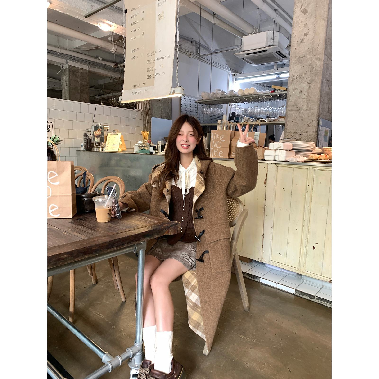 WHYSTUDIO两面穿复古焦