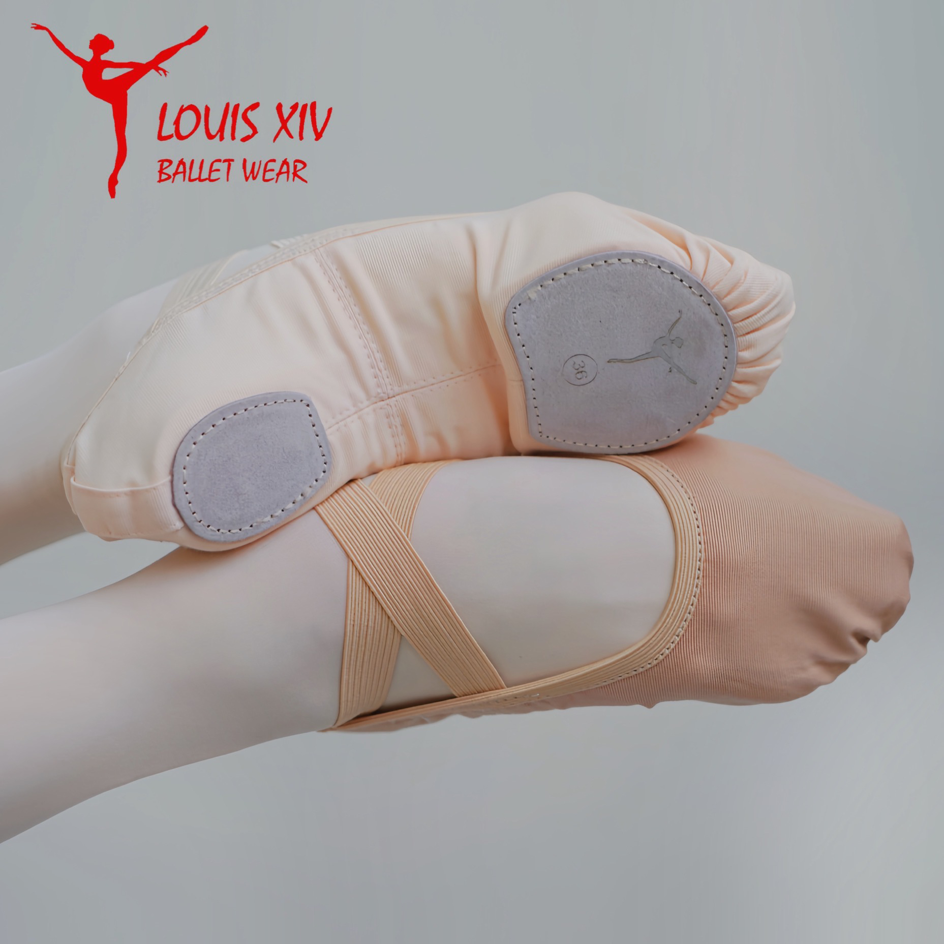 LOUIS XIV 路易十四芭蕾舞软底鞋儿童成人初学者猫爪鞋弹力舞蹈鞋