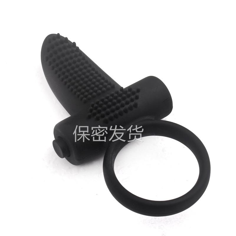私密解压男用口部私密茎环穿戴震动锁经环情侣互动有趣控时延迟环