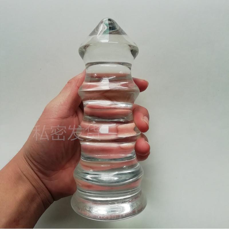 A glass-made anus used as a masturbation toy