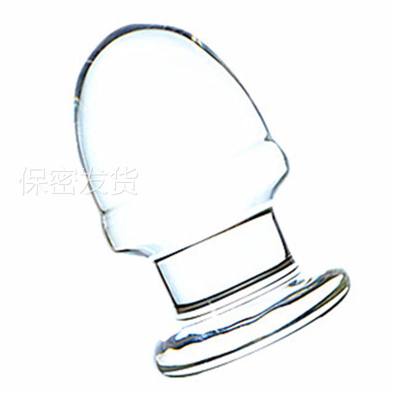 私密解压兴奋局部按摩器扩器菊部玻璃水晶菊部门塞女用男用女用放