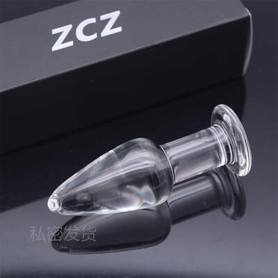 Glass-made femalemasturbation toy fake phallus adult product