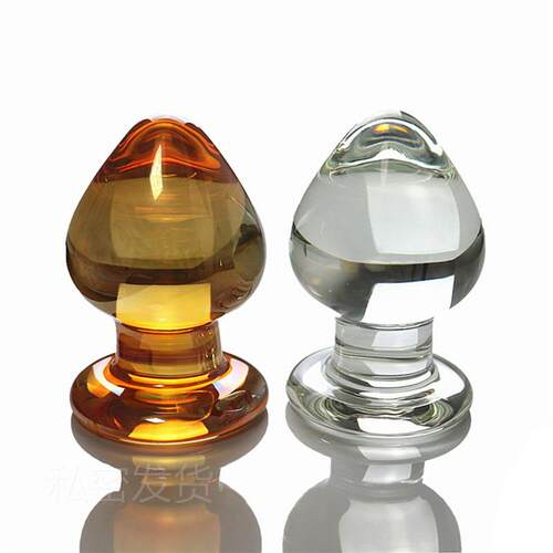 Glass-made femalemasturbation toy fake phallus adult product