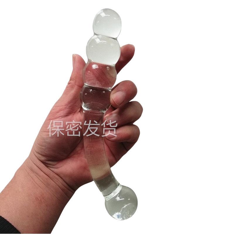 私密解压玻璃榜榜局部按摩器男女女用放松解压新款工具男根按摩腿