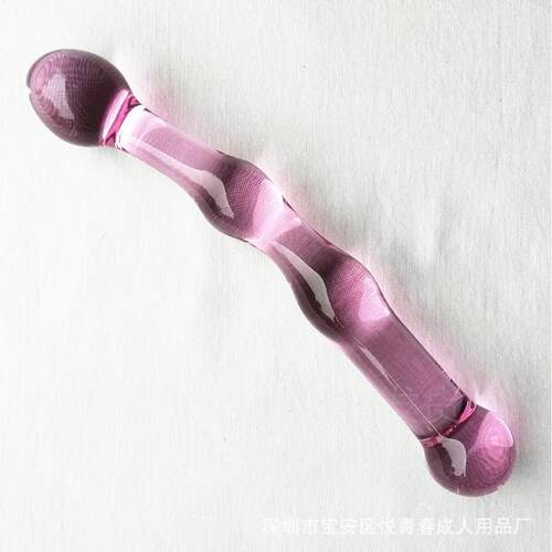 Glass-made femalemasturbation toy fake phallus adult product