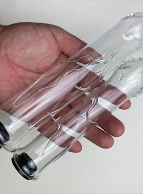 A self-pleasuring toy made of glass for use inside the anus.