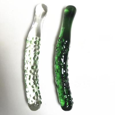 Glass-made female masturbation toy fake phallus adult produc