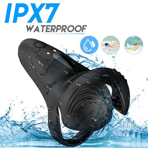 A vibration-stimulating ring that acts on the clitoris