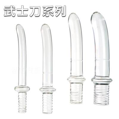 Glass-made femalemasturbation toy fake phallus adult product