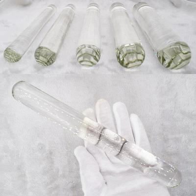 Glass-made femalemasturbation toy fake phallus adult product