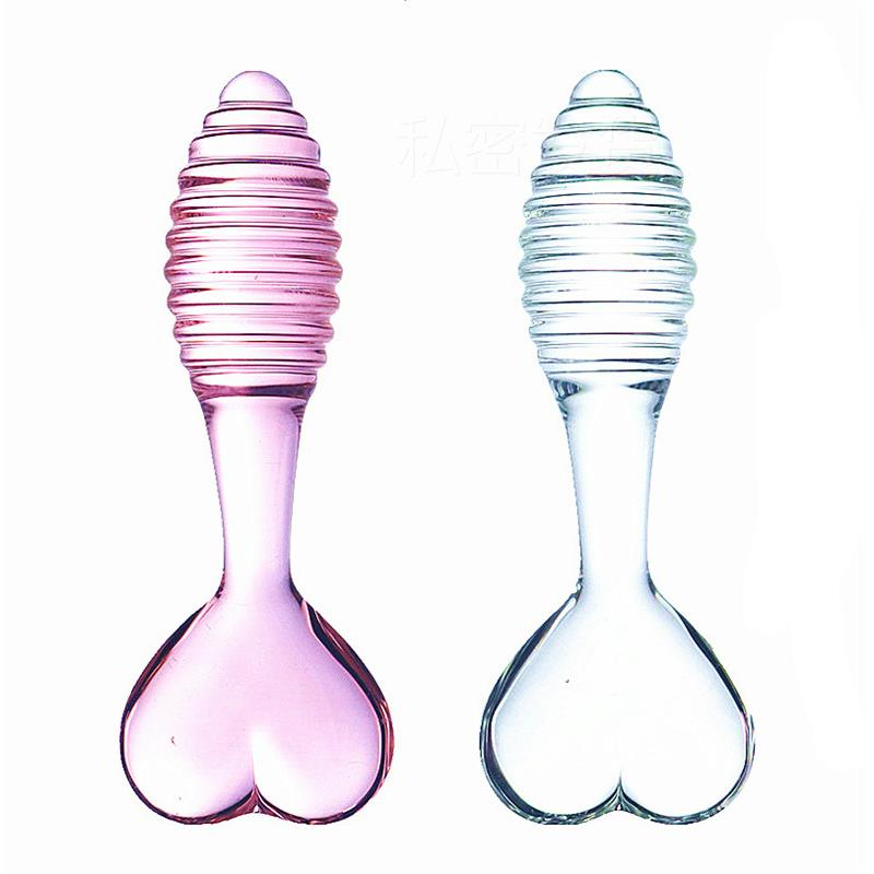 A glass-made anus used as a masturbation toy