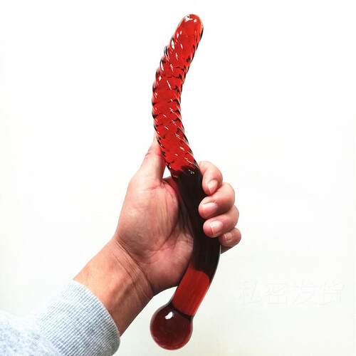 Glass-made femalemasturbation toy fake phallus adult product