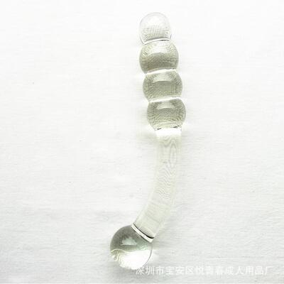 Glass-made femalemasturbation toy fake phallus adult product