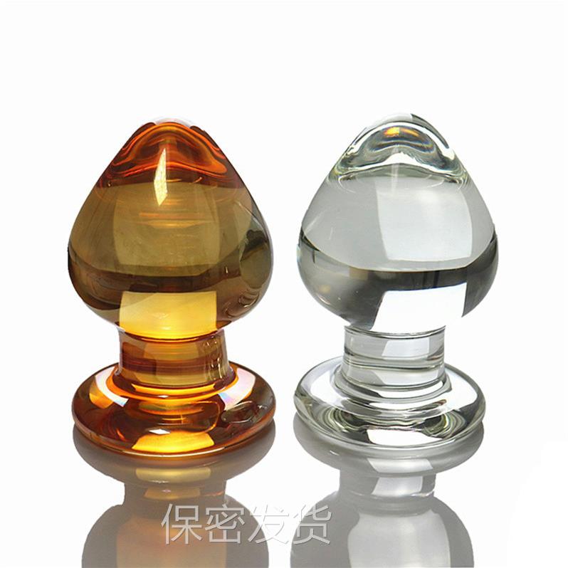 私密解压水晶榜榜/按摩器/玻璃局部塞/ 按摩解压 放松解压另类菊