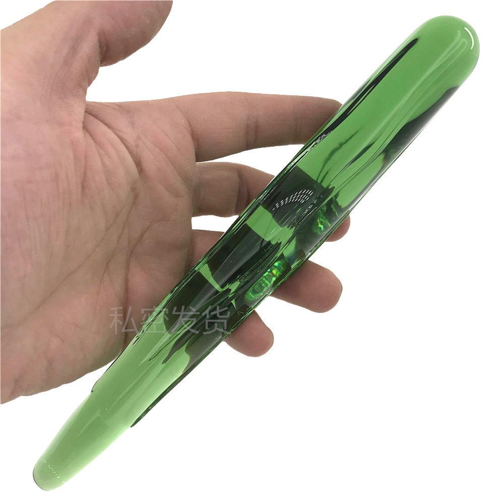 Glass-made femalemasturbation toy fake phallus adult product