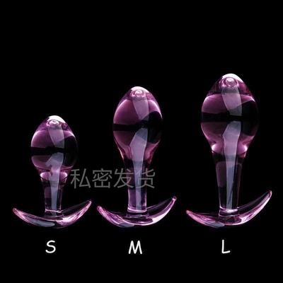 A glass-made anus used as a masturbation toy