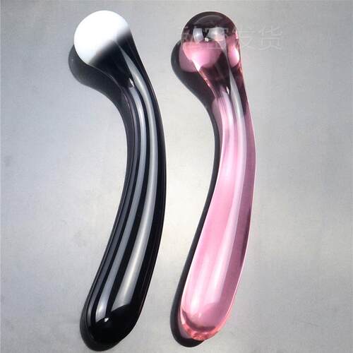 Glass-made femalemasturbation toy fake phallus adult product