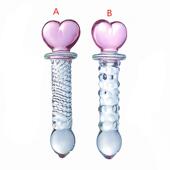 glass masturbation made used anus toy