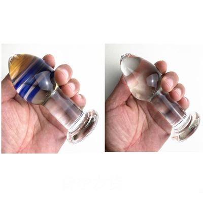 A glass-made anus used as a masturbation toy