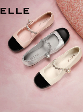 百丽小香风气质玛丽珍鞋女鞋新款浅口平底鞋小银鞋单鞋BL202AQ5