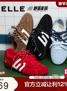 张凌赫同款百丽方程式赛车鞋跑道阿甘鞋女秋新款休闲鞋E2L1DCM5