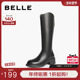 百丽女靴子高长靴女冬季 新款 骑士靴弹力瘦瘦靴长筒靴子B2134DG4