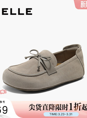 百丽福福吐司2代厚底毛毛勃肯棉鞋冬新款加绒雪地靴单鞋E1M1DCA5