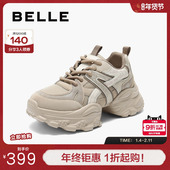 子厚底增高老爹鞋 女秋季 新款 百丽女鞋 高帮运动休闲鞋 E7F1DCM5