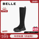 百丽鲸鱼靴复古厚底弹力高长筒靴女冬新款 显瘦瘦骑士靴子E4V1DDG5