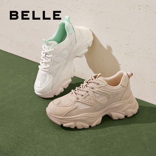 百丽女鞋子运动鞋2024新