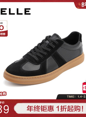 百丽男鞋复古悠悠鞋板鞋男鞋子新款软底潮流休闲小白鞋52022CM0