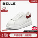 运动休闲板鞋 百丽女鞋 D5Q1DAM5 增高鞋 棉鞋 厚底小白鞋 加绒冬新款