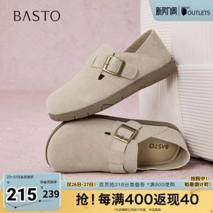 新款 复古女单鞋 商场同款 时尚 D3288CM5 勃肯鞋 百思图2025秋季