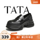 女鞋 子小皮鞋 2024冬季 TATA他她小海浪休闲厚底乐福鞋 新款 CCJ01CA5