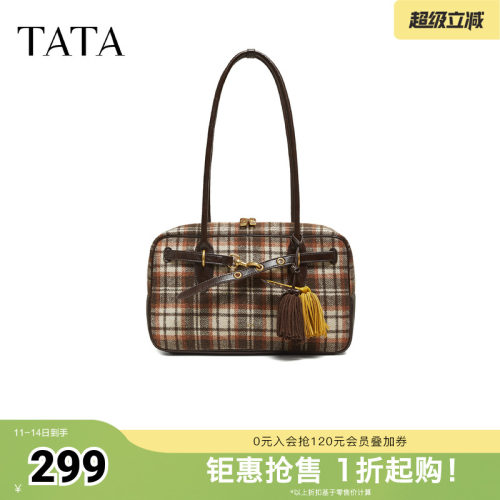 TATA/他她2025冬商场同款通勤百搭单肩包女包新款X3529DX5