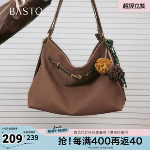 商场同款 托特包简约通勤单间包女TY055DX5 新款 百思图秋冬季