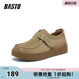 户外男休闲鞋 百思图春夏秋季 K8966CM5 时尚 袋鼠鞋 新款 商场同款