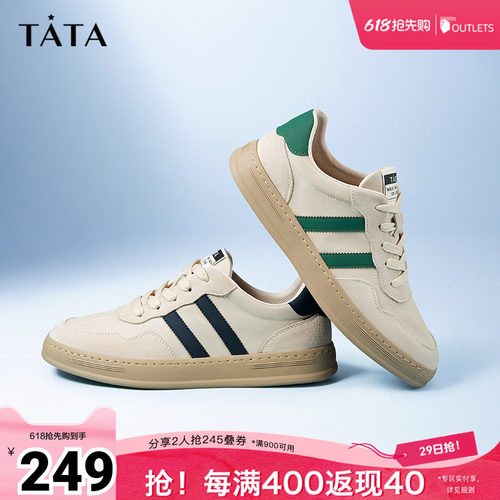 复古阿甘鞋TATA百搭板鞋