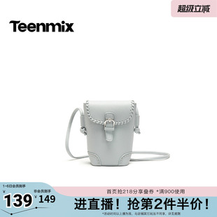 天美意2026春新款 手机包单肩包迷你包女斜挎包X3226AX6 商场同款